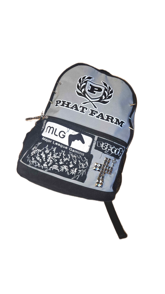 upcycled phat farms bag
